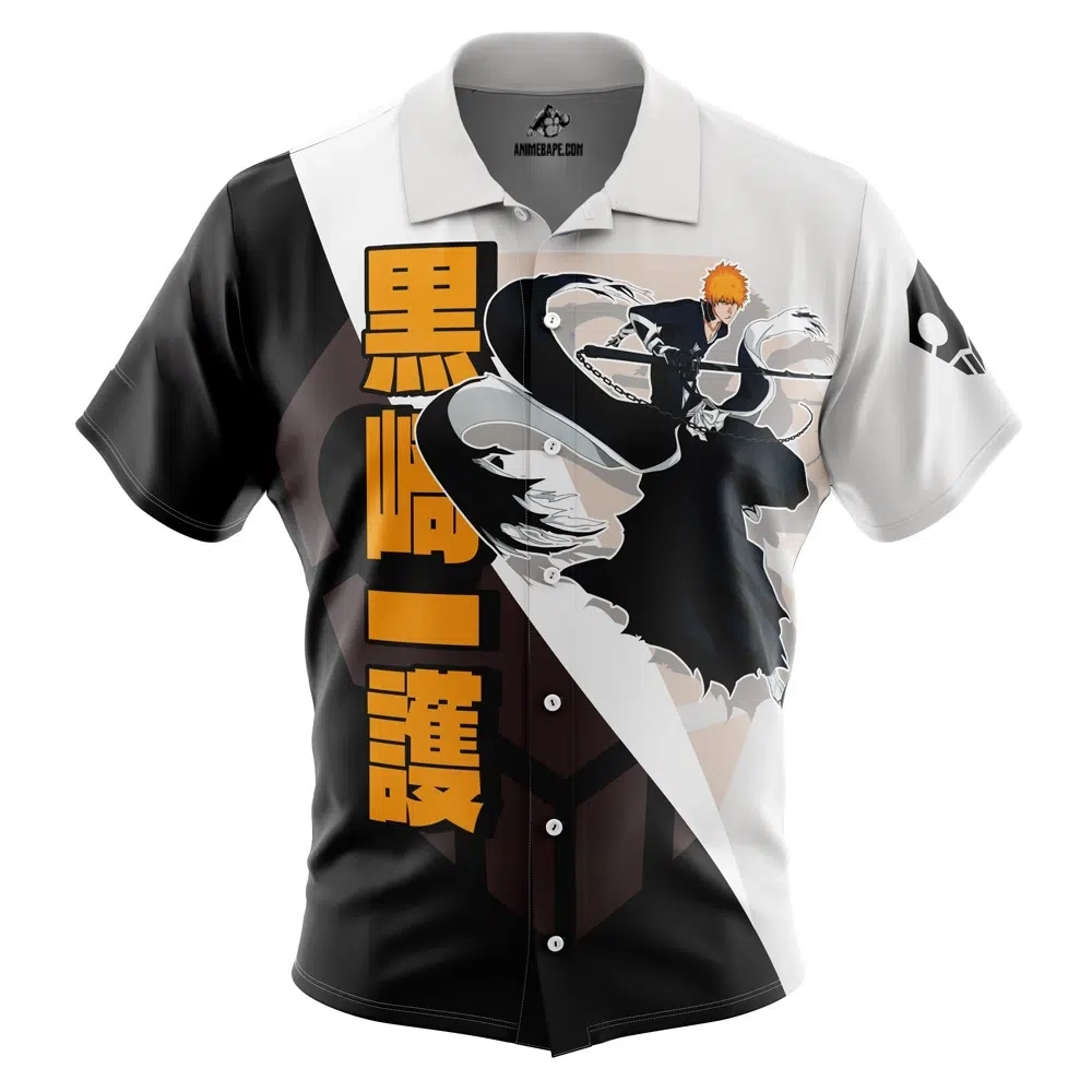 Ichigo Kurosaki TYBWA V2 Bleach Button Up Hawaiian Shirt