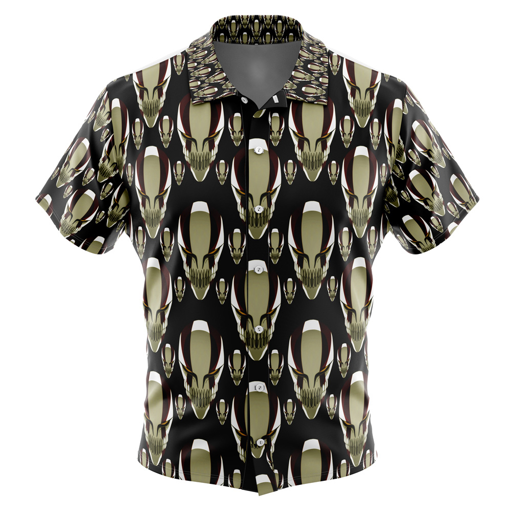 Ichigo's Hollow Mask Bleach Button Up Hawaiian Shirt