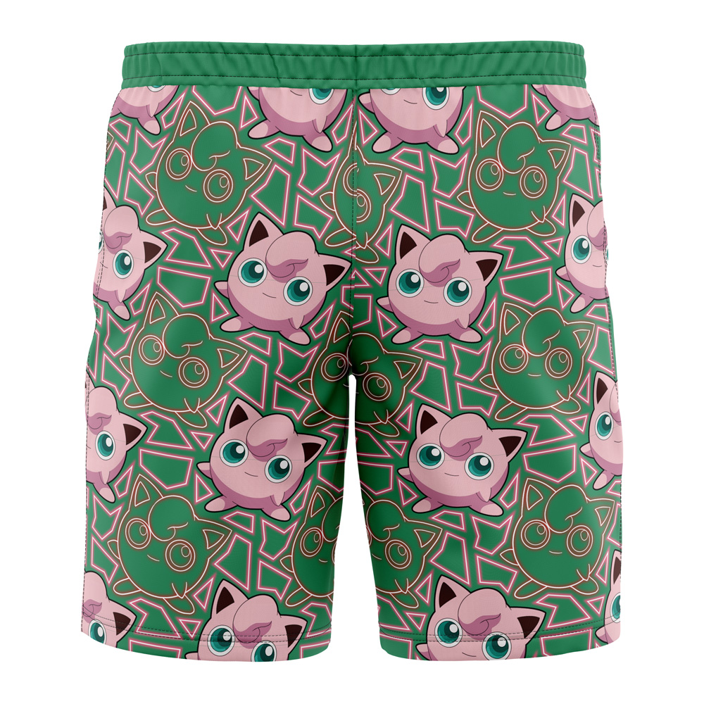 Jigglypuff Pokemon Board Shorts Swim Trunks