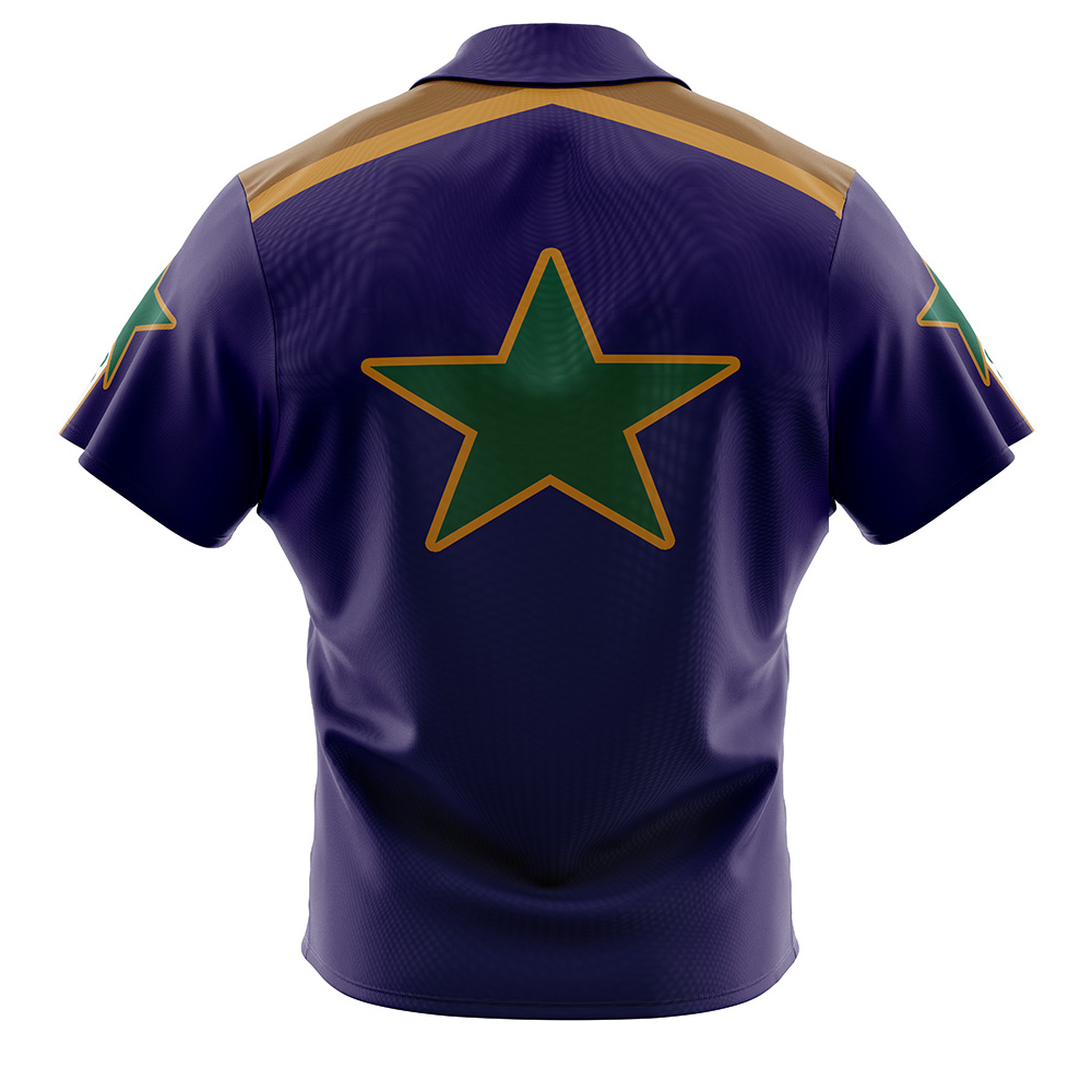 Jotaro Kujo Jojo’s Bizarre Adventure Button Up Hawaiian Shirt