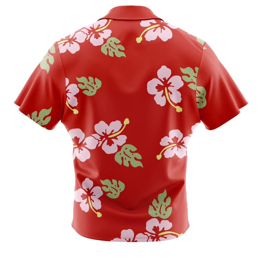 Kaiki Deishuu Bakemonogatari Cosplay Button Up Hawaiian Shirt