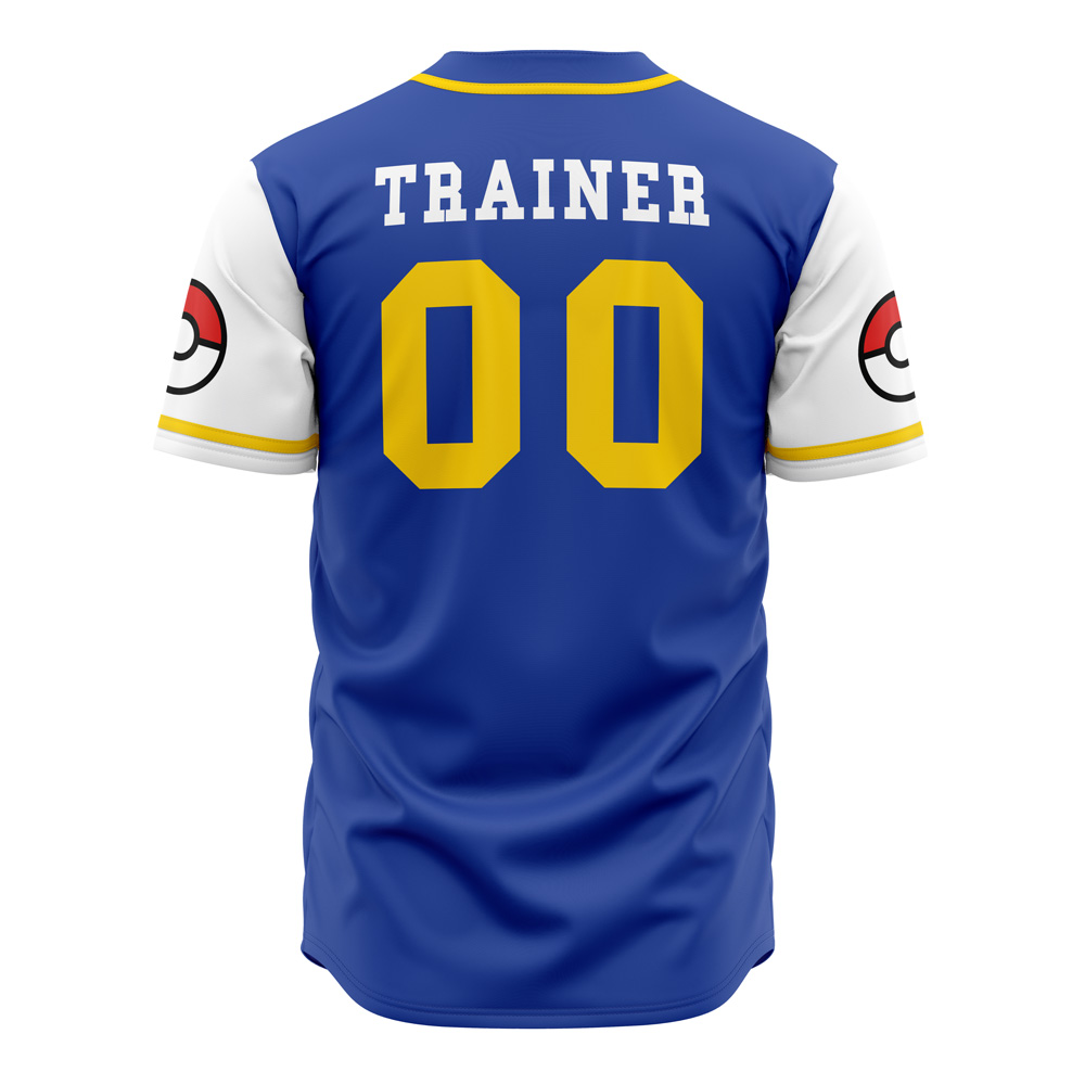 Kanto Trainer Pokemon Baseball Jersey