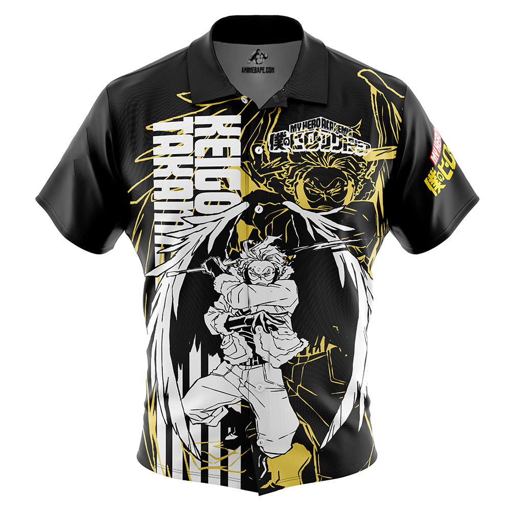 Keigo Takami (Hawks) My Hero Academia Button Up Hawaiian Shirt