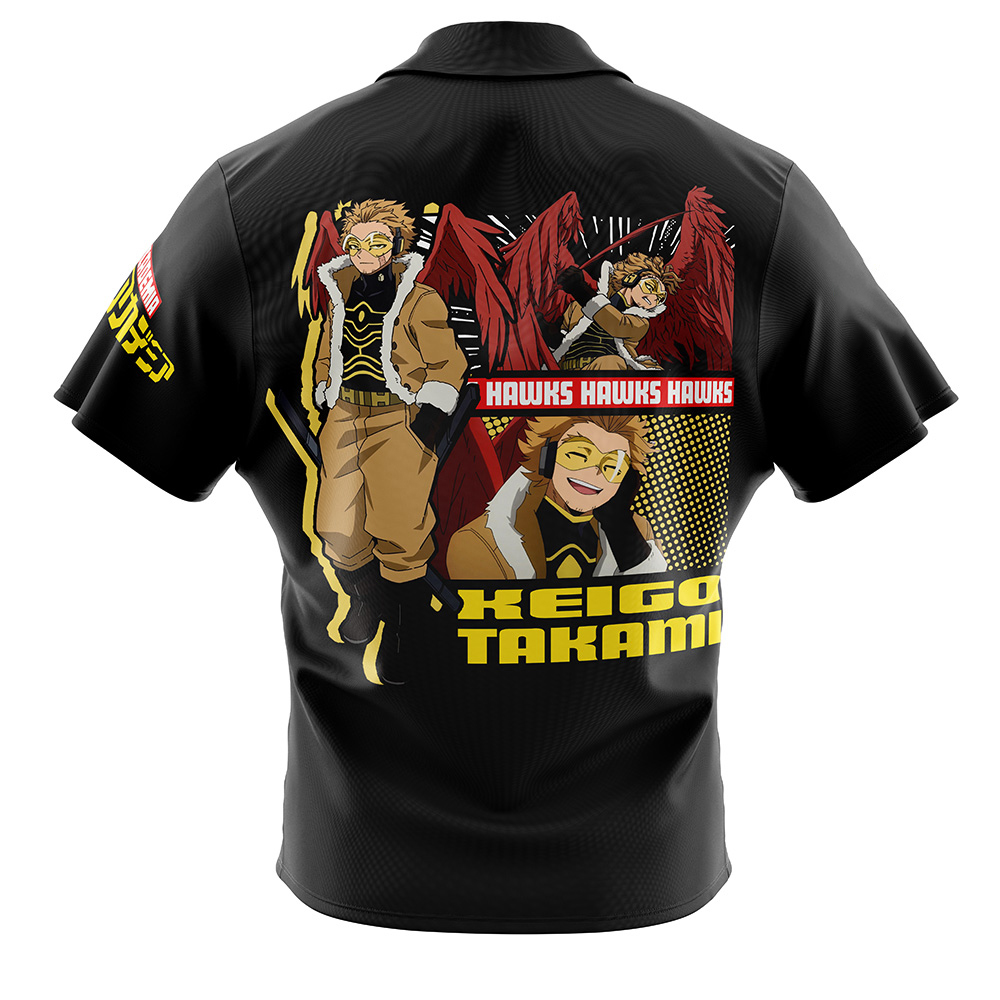 Keigo Takami (Hawks) My Hero Academia Button Up Hawaiian Shirt
