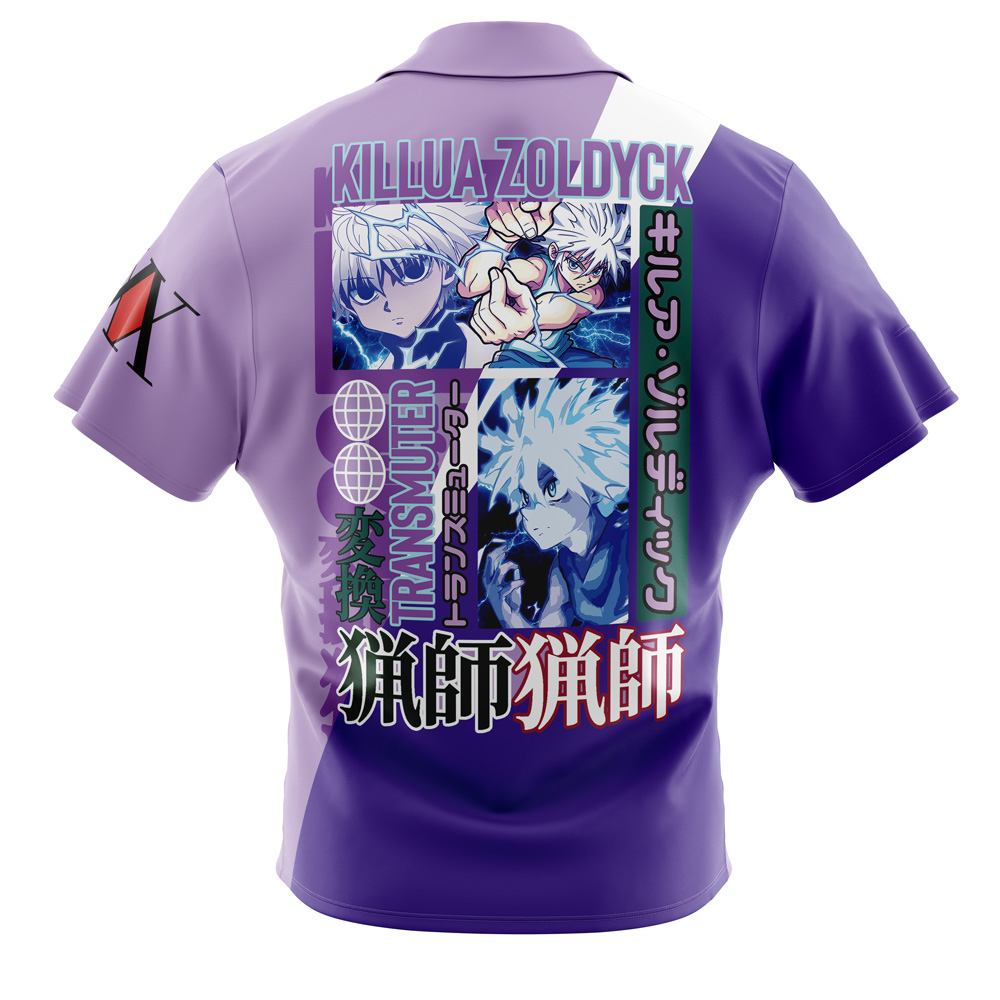 Killua Zoldyck Hunter x Hunter Button Up Hawaiian Shirt