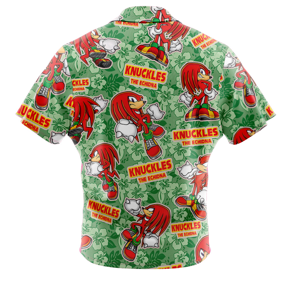 Knuckle’s Sonic The Hedgehog Button Up Hawaiian Shirt