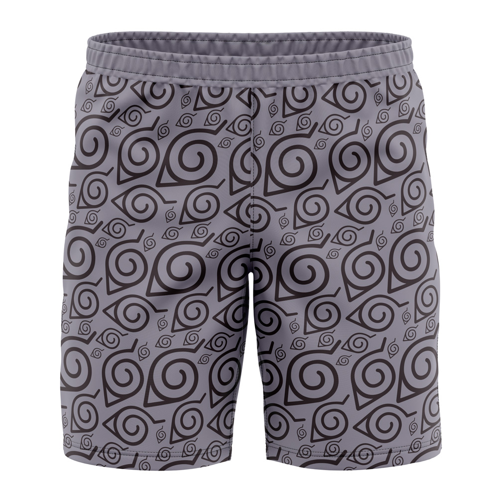 Konoha Naruto Shippuden Board Shorts Swim Trunks