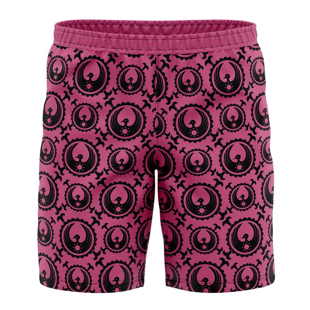 Kozuki Clan Crest One Piece Board Shorts Swim Trunks