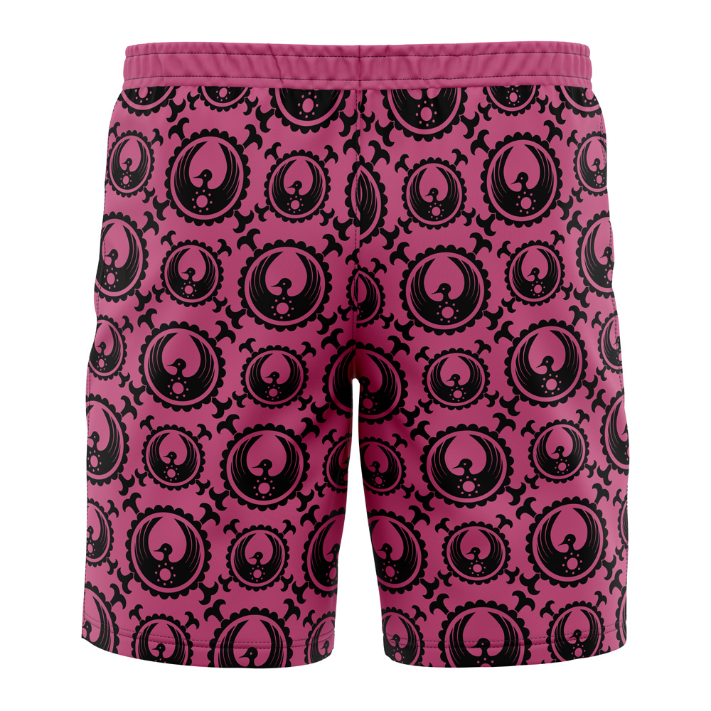 Kozuki Clan Crest One Piece Board Shorts Swim Trunks