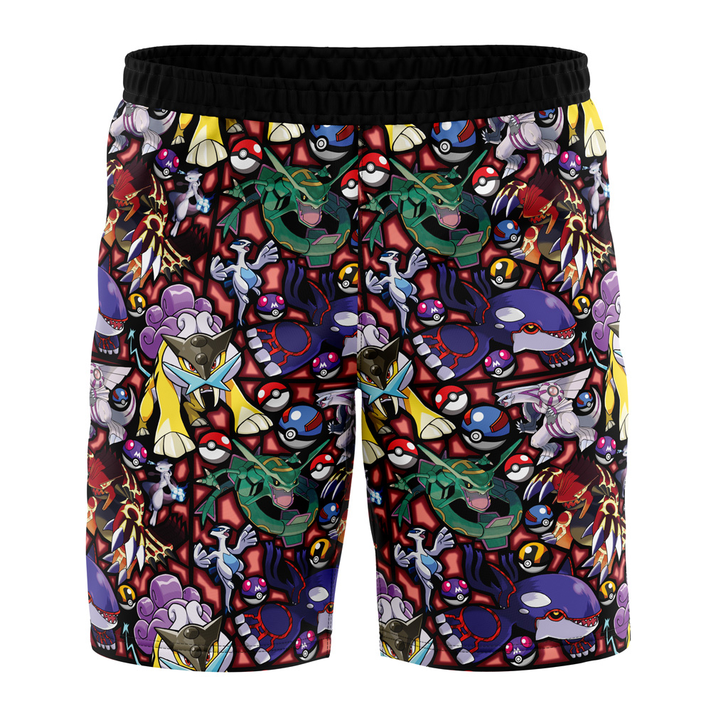 Legendary Pokemon Pokemon Board Shorts Swim Trunks