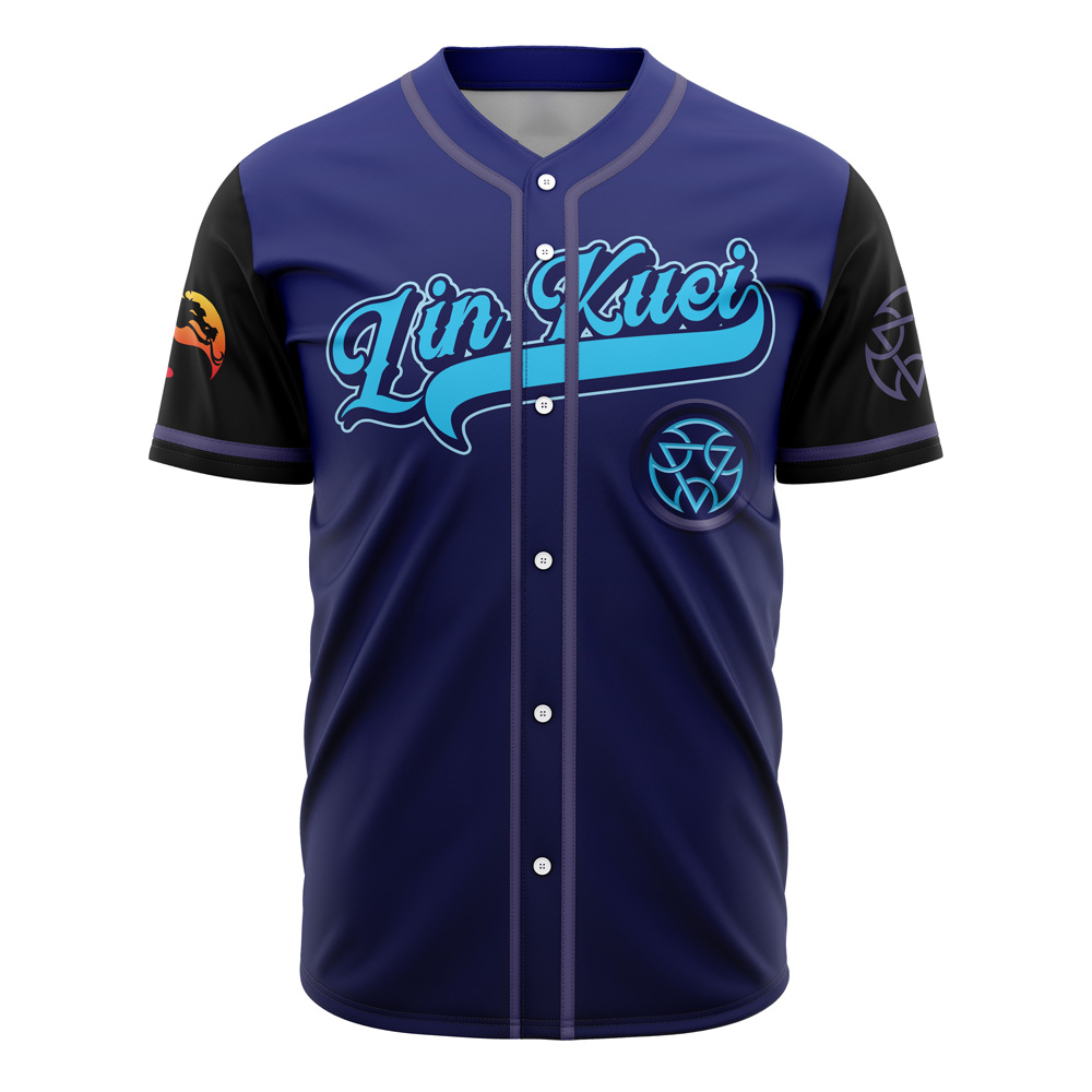 Lin Kuei Sub-Zero Mortal Kombat Baseball Jersey