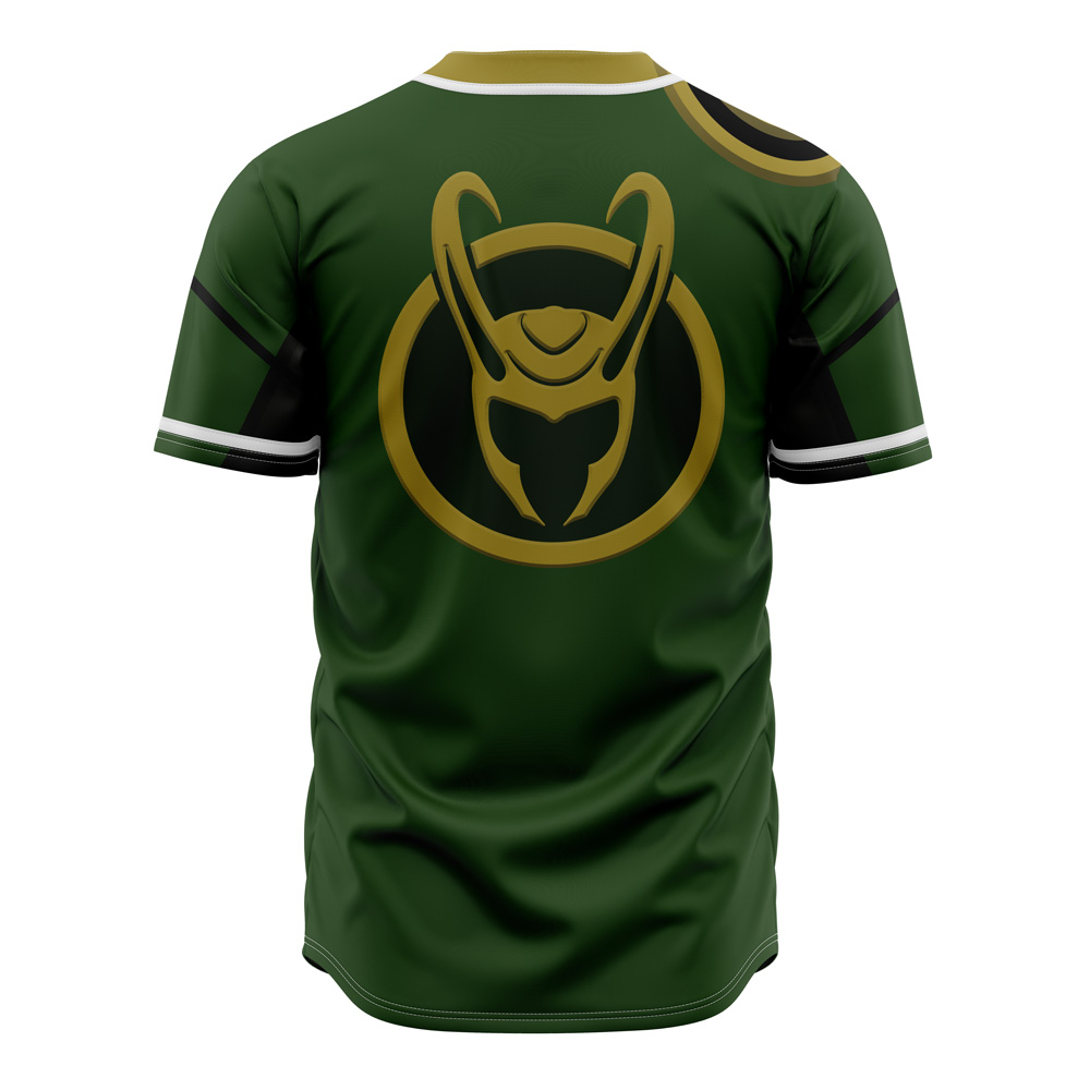 Loki Cosplay Marvel Baseball Jersey