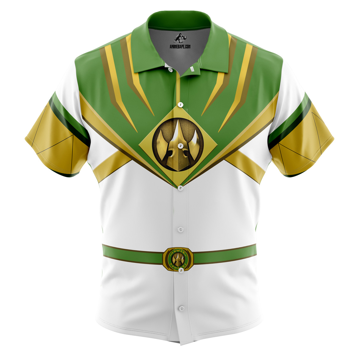 Lord Drakkon Mighty Morphin Power Rangers Button Up Hawaiian Shirt