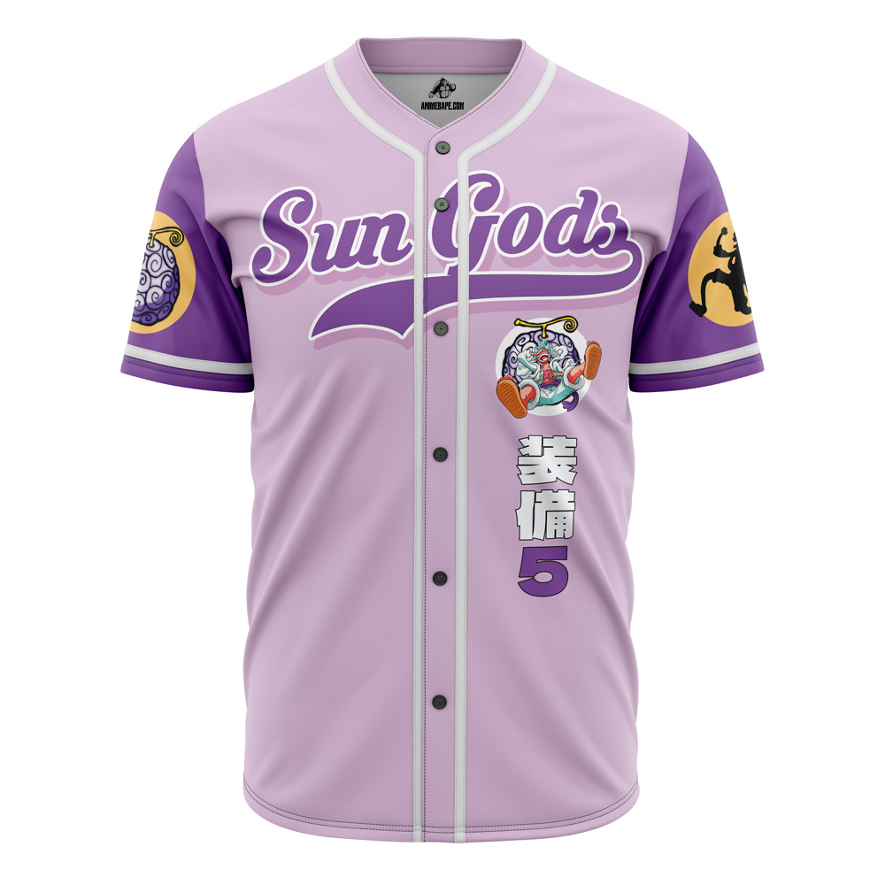 Luffy's Gear 5 Sun God Nika One Piece Pirates Baseball Jersey