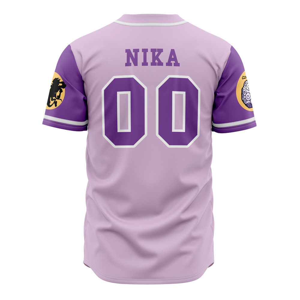 Luffy's Gear 5 Sun God Nika One Piece Pirates Baseball Jersey