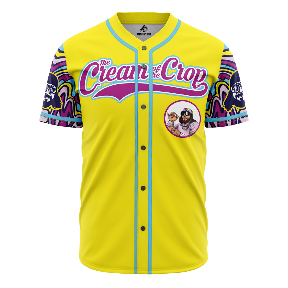Macho Man The Cream of the Crop Pop Culture Baseball Jersey