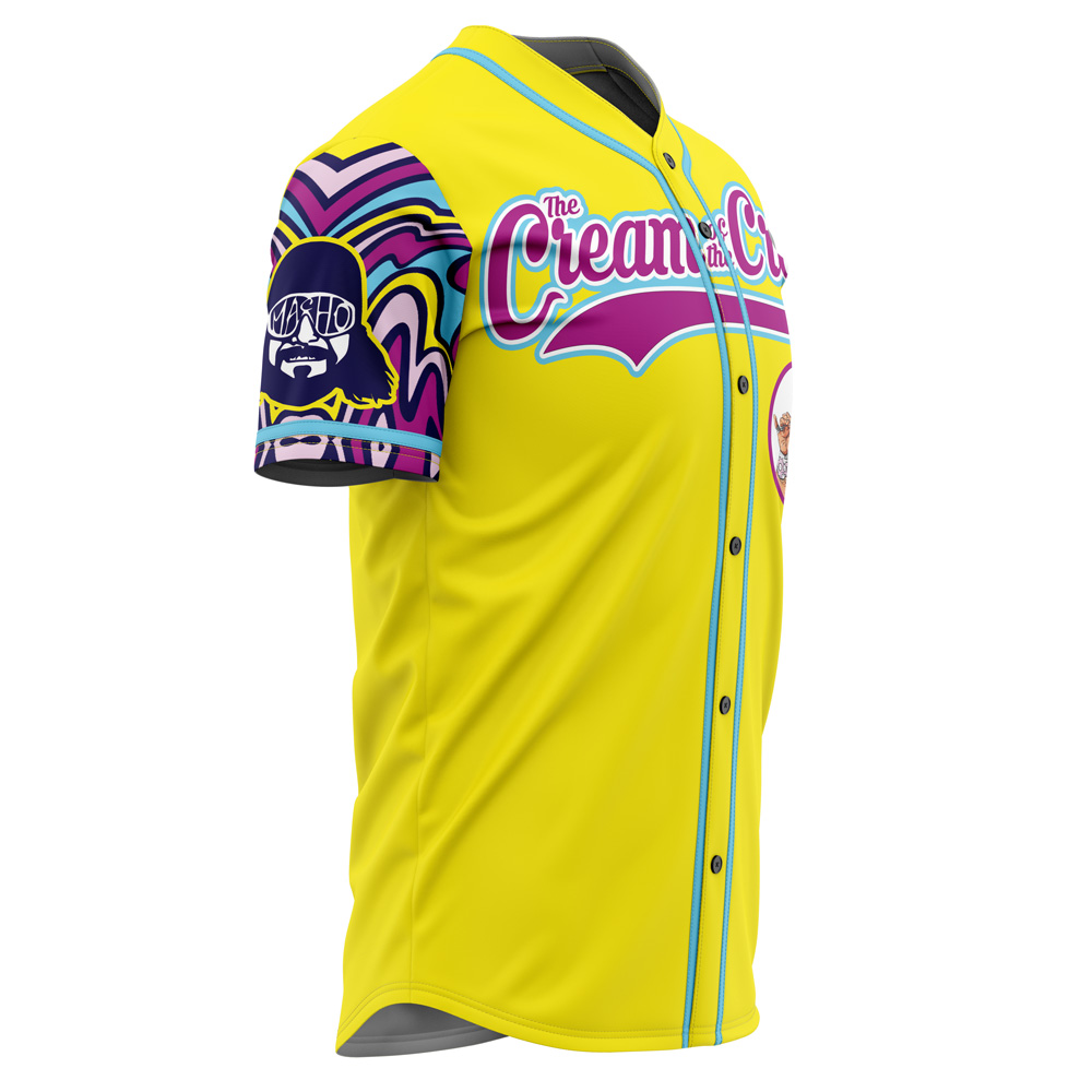 Macho Man The Cream of the Crop Pop Culture Baseball Jersey