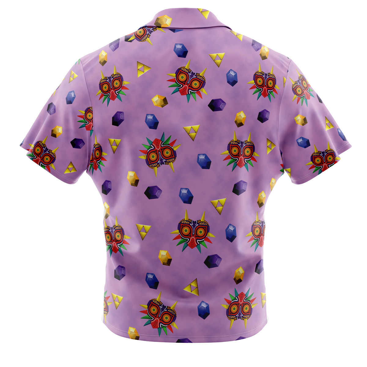 Majora’s Mask Zelda Button Up Hawaiian Shirt 2