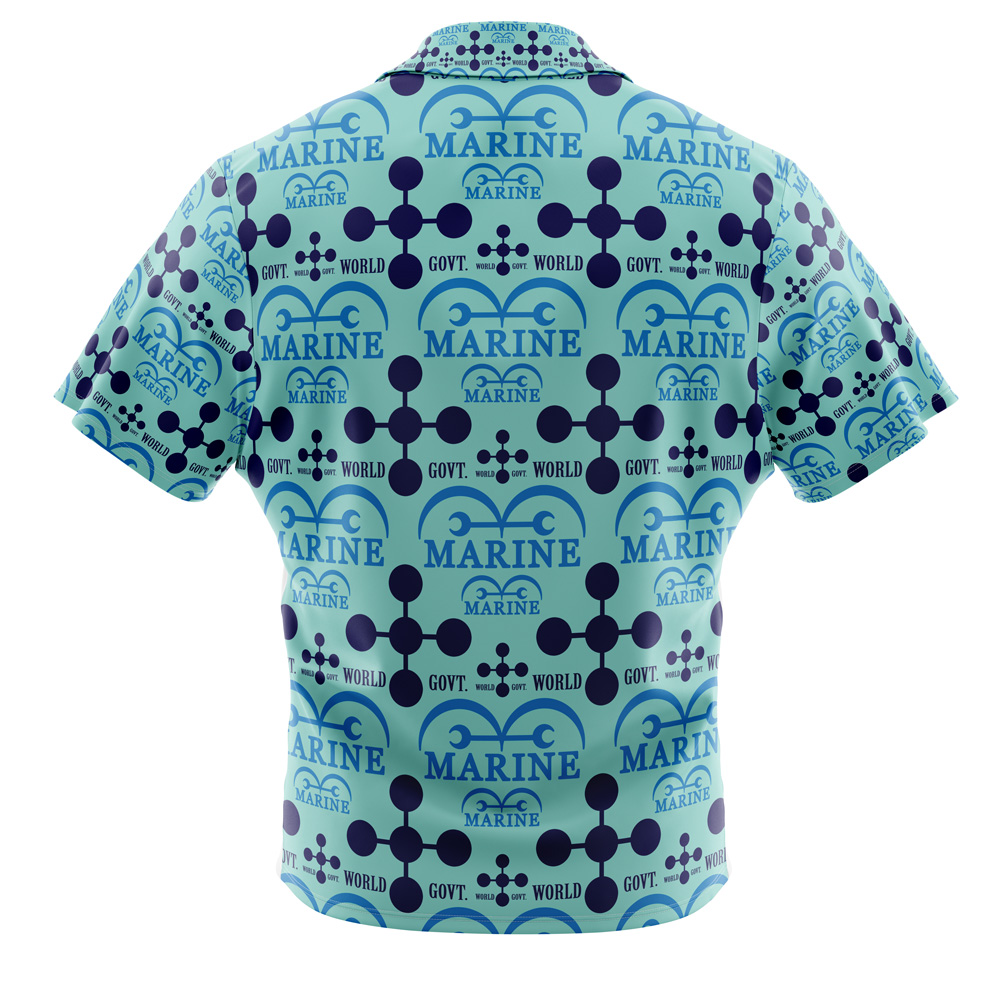 Marine x World Government One Piece Button Up Hawaiian Shirt
