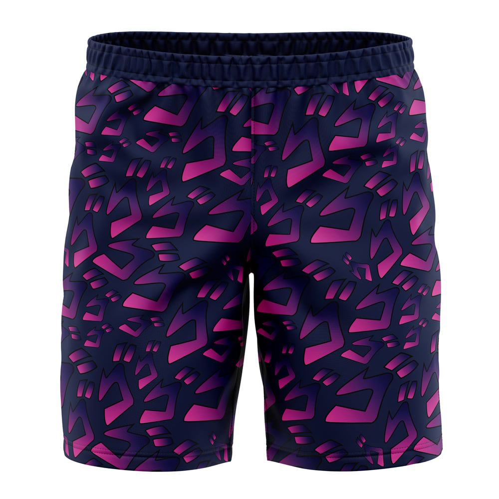 Menacing Aura JoJo's Bizarre Adventure Board Shorts Swim Trunks