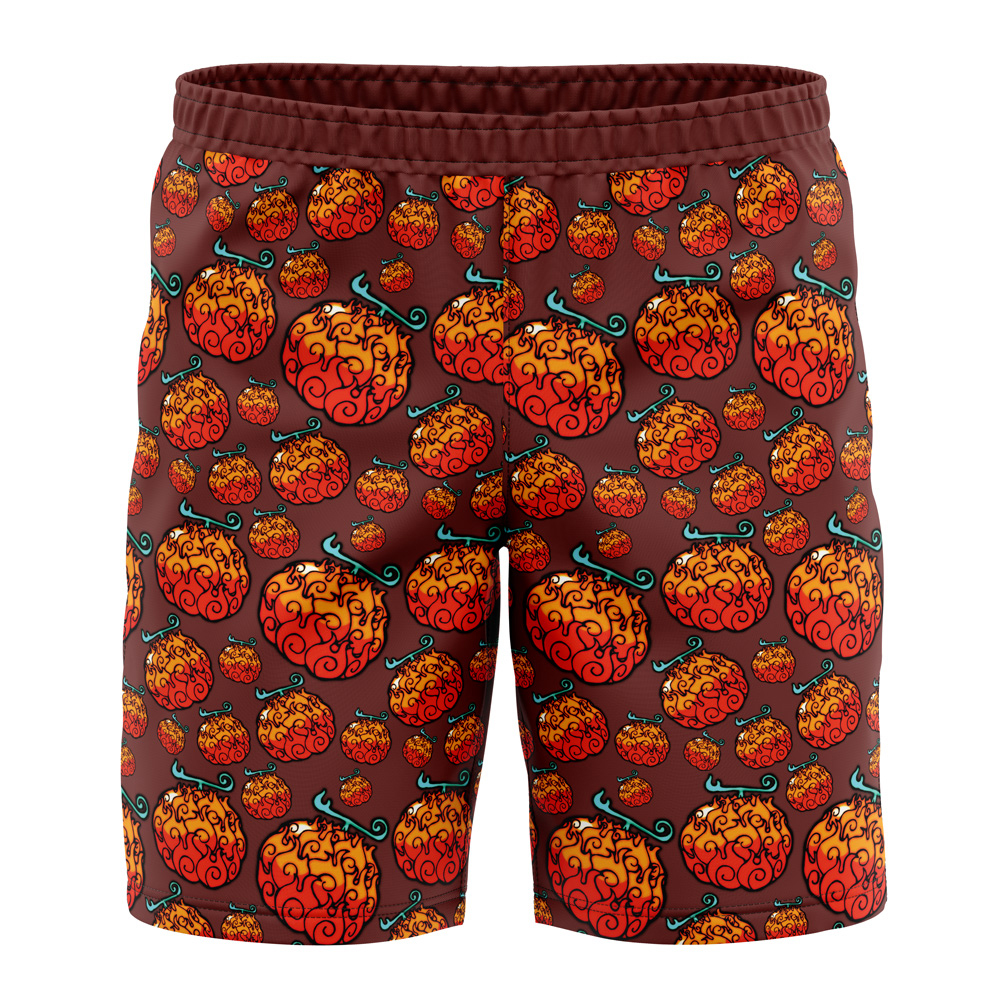 Mera Mera no Mi One Piece Board Shorts Swim Trunks