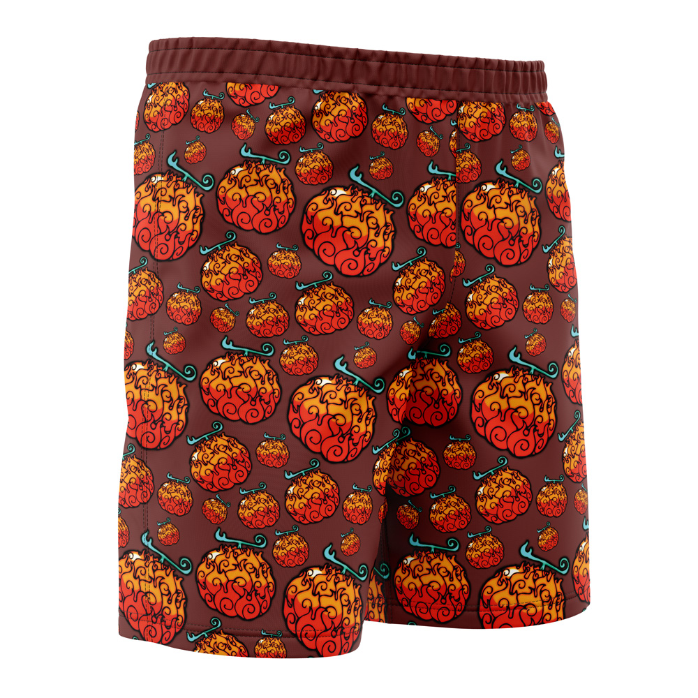Mera Mera no Mi One Piece Board Shorts Swim Trunks