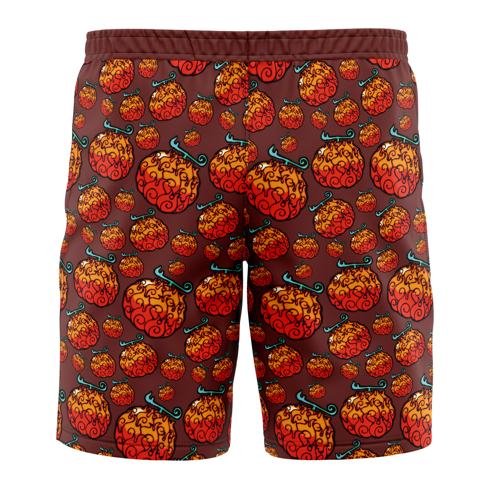 Mera Mera no Mi One Piece Board Shorts Swim Trunks