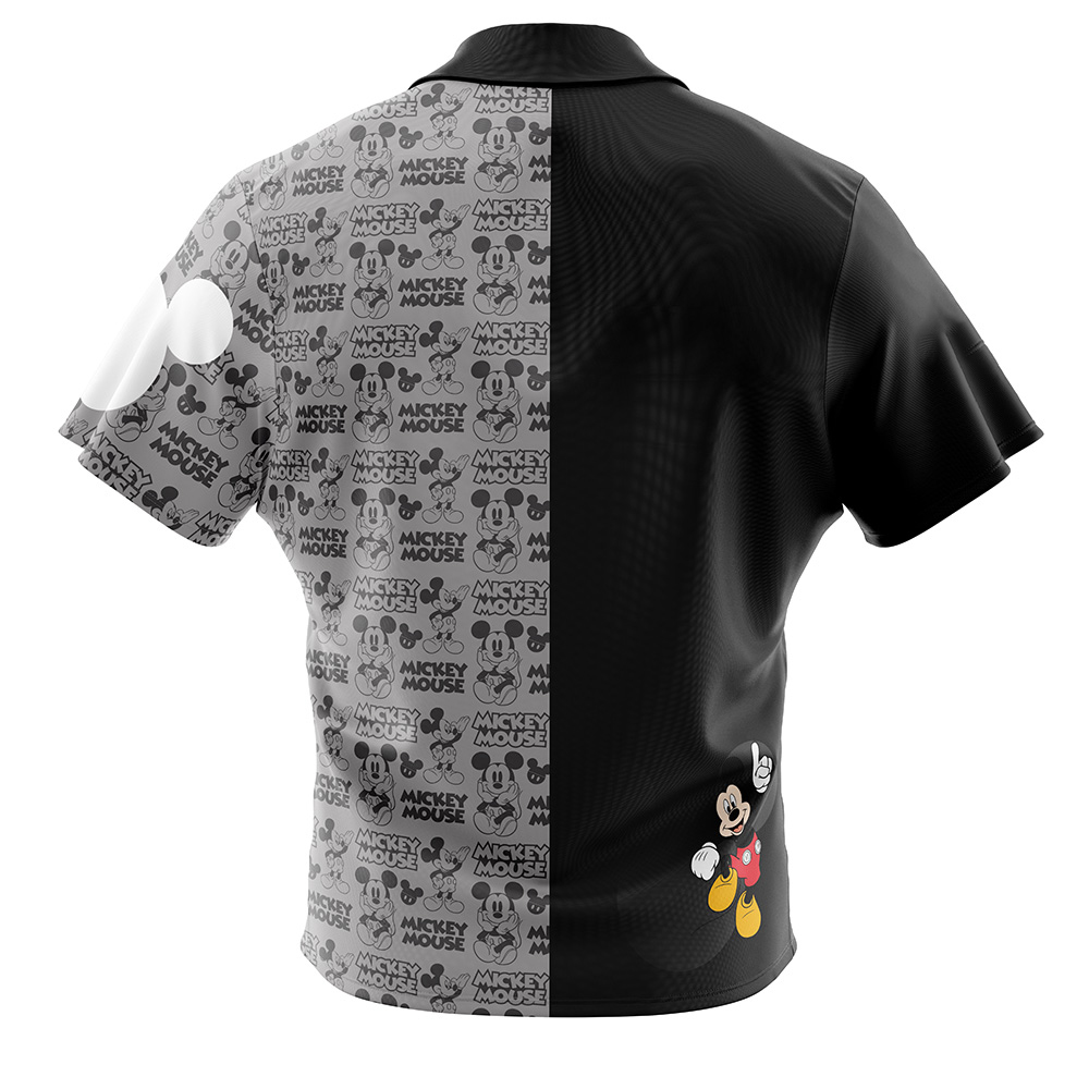 Mickey Mouse Button Up Hawaiian Shirt