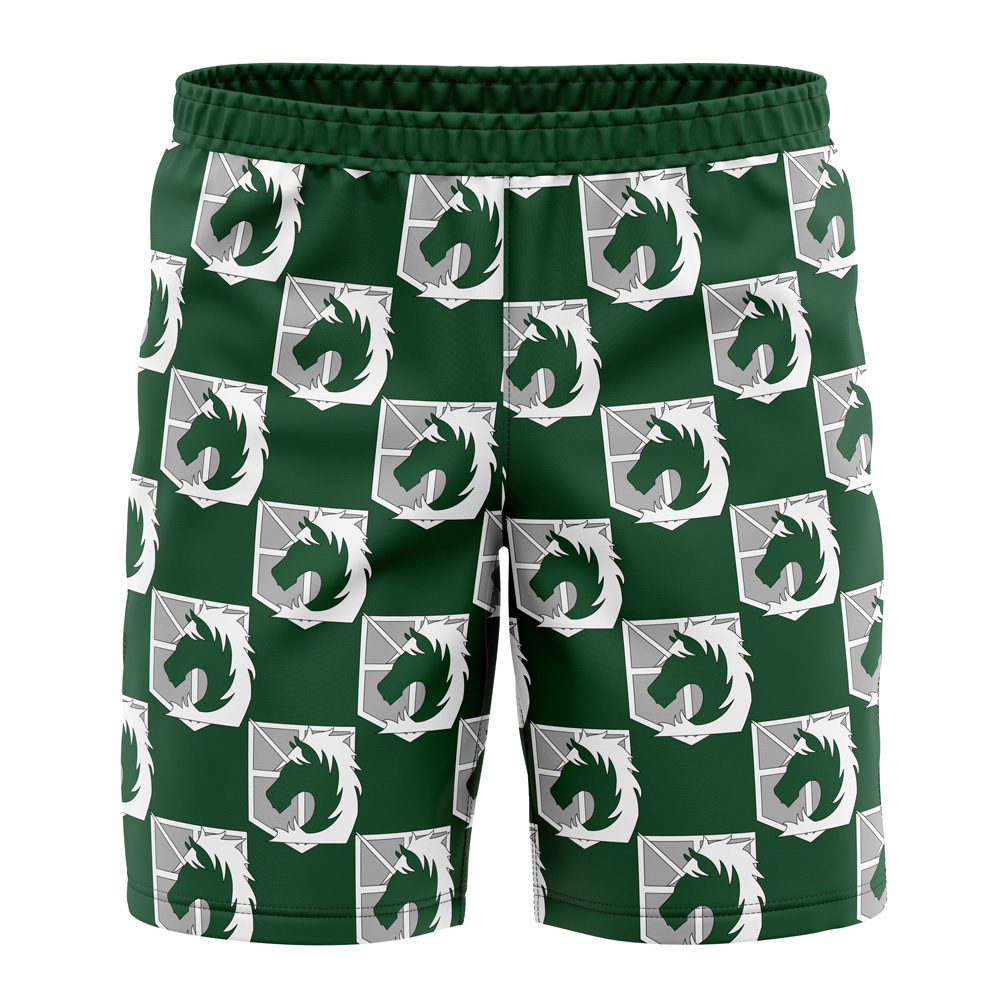 Military Police Attack on Titan Board Shorts Swim Trunks