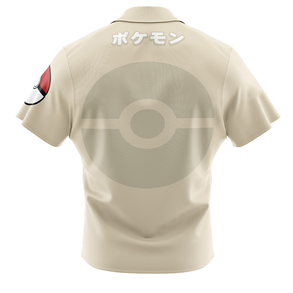 Mimikyu Face Pokemon Button Up Hawaiian Shirt