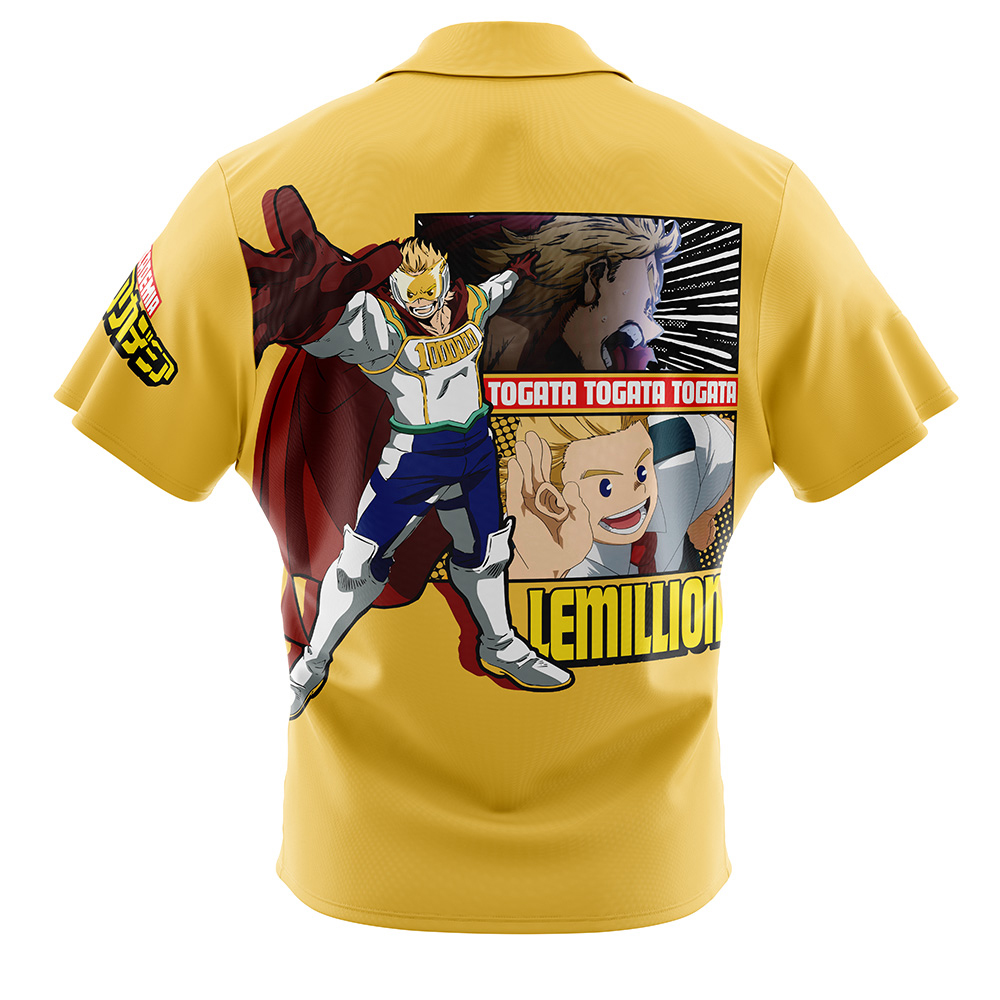 Mirio Togata (Lemillion) My Hero Academia Button Up Hawaiian Shirt