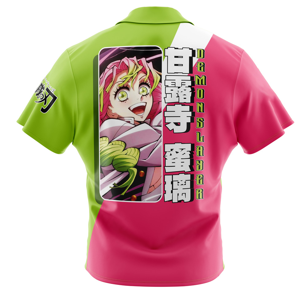 Mitsuri Kanroji V2 Demon Slayer Button Up Hawaiian Shirt