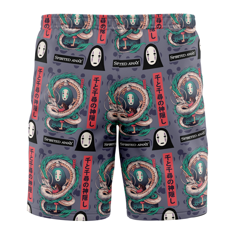 Mythical Spirited Away Studio Ghibli Board Shorts Swim Trunks