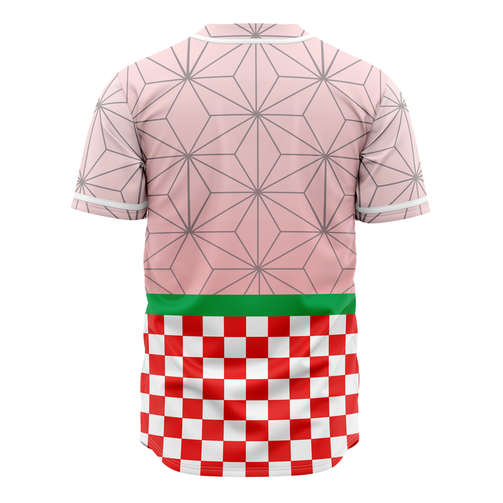 Nezuko Kamado Demon Slayer Baseball Jersey