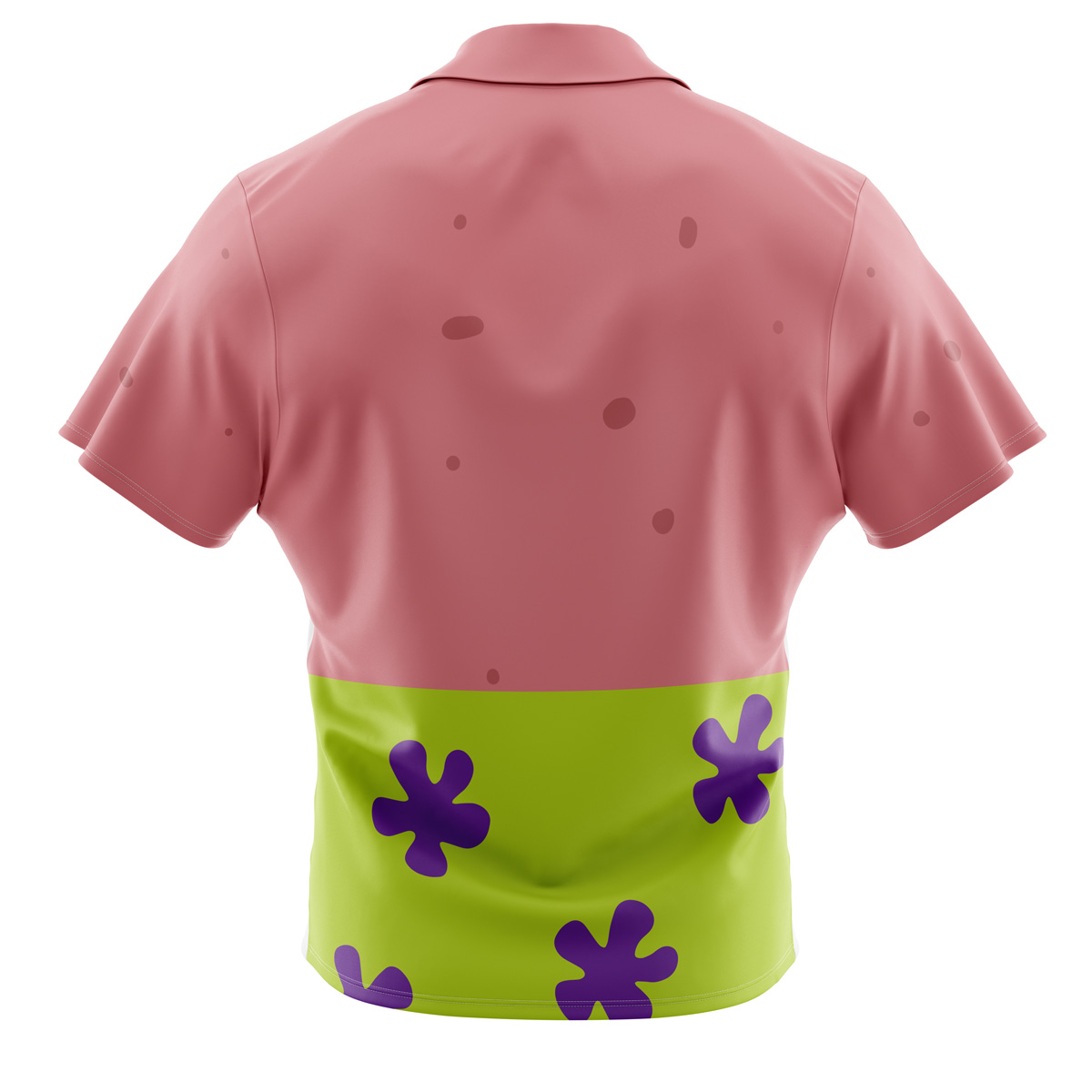 Patrick Star SpongeBob SquarePants Nickelodeon Button Up Hawaiian Shirt 2