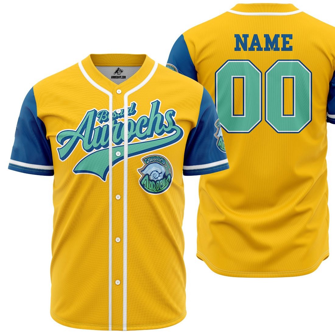 Personalized Besaid Aurochs Final Fantasy Baseball Jersey