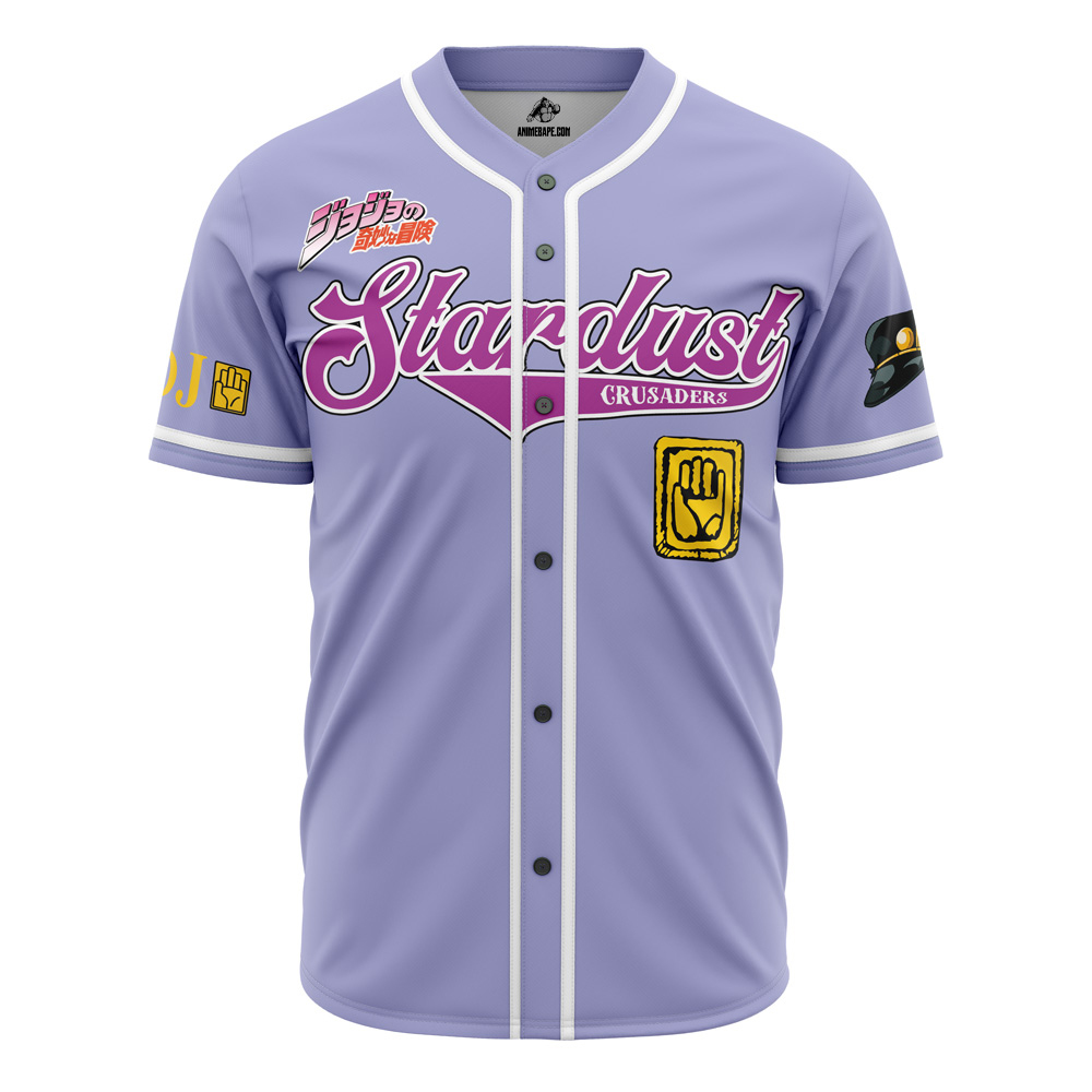 Personalized Stardust Crusaders Jojo’s Bizarre Adventure Baseball Jersey