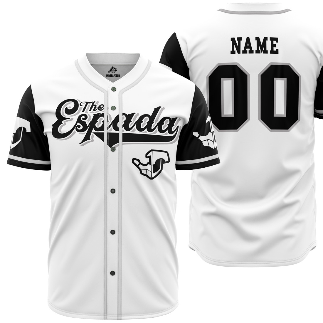 Personalized The Espada Bleach Baseball Jersey