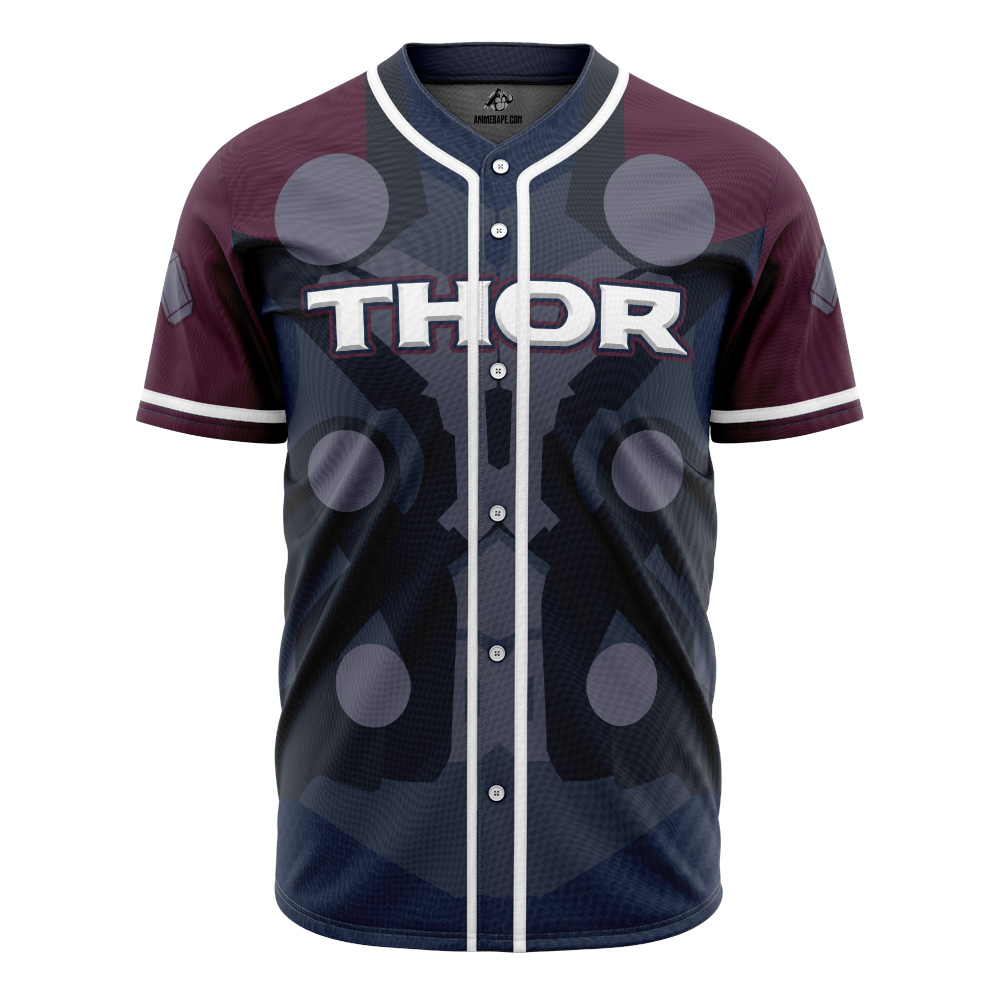 Personalized Thor Marvel Baseball Jersey