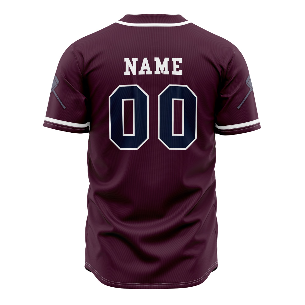 Personalized Thor Marvel Baseball Jersey