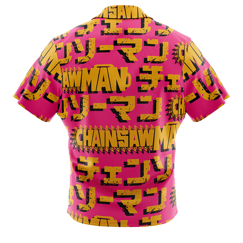 Power Chainsaw Man Button Up Hawaiian Shirt