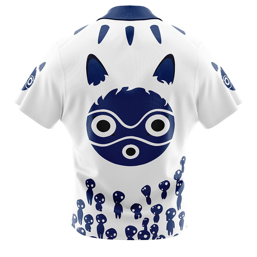 Princess Mononoke Button Up Hawaiian Shirt