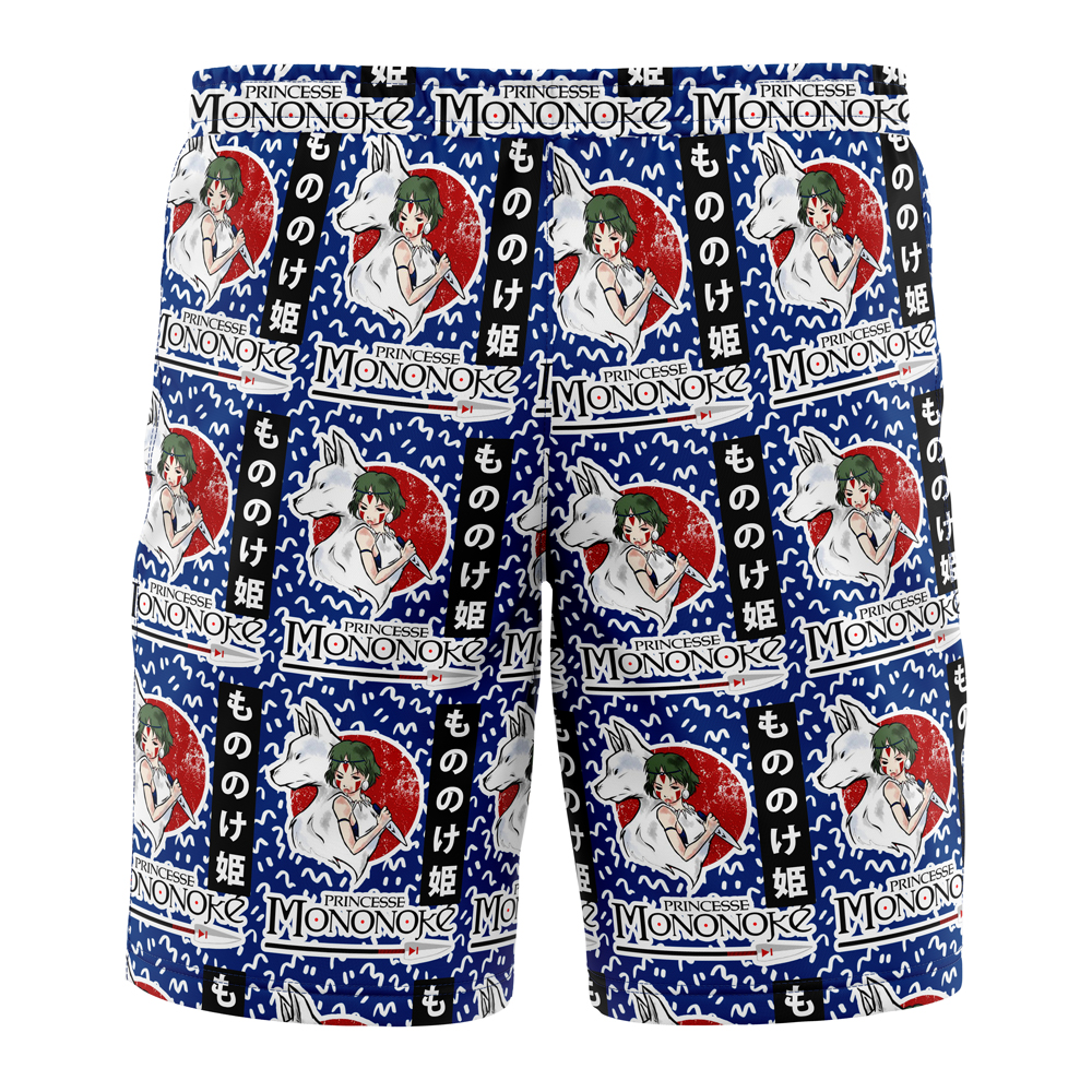 Princess Mononoke Studio Ghibli Board Shorts Swim Trunks