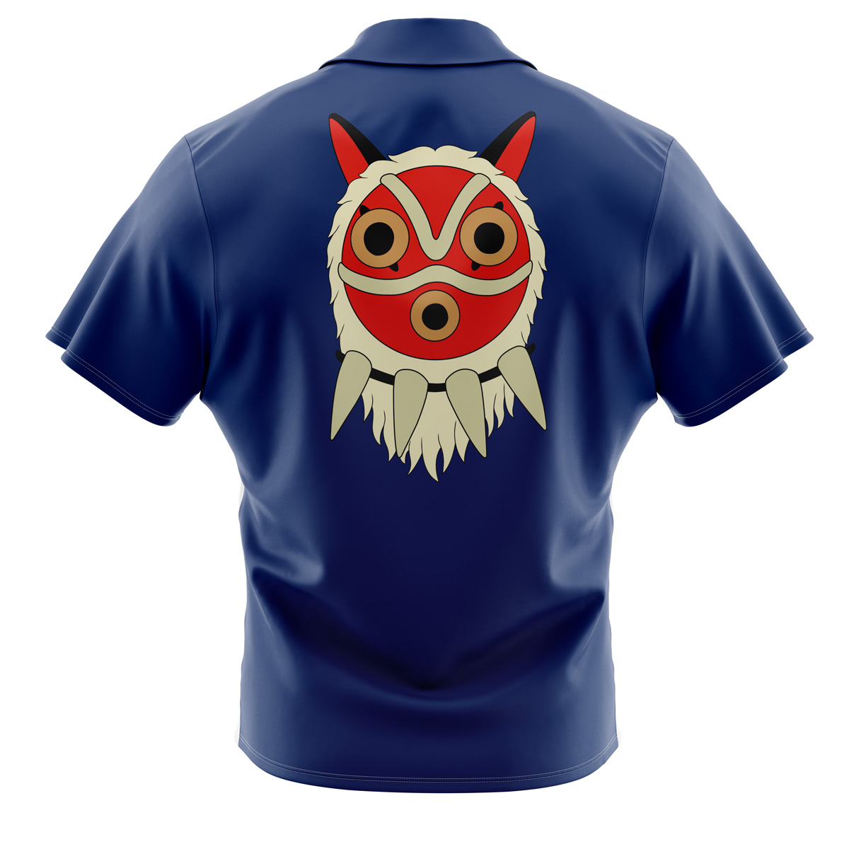 Princess Mononoke Studio Ghibli Button Up Hawaiian Shirt