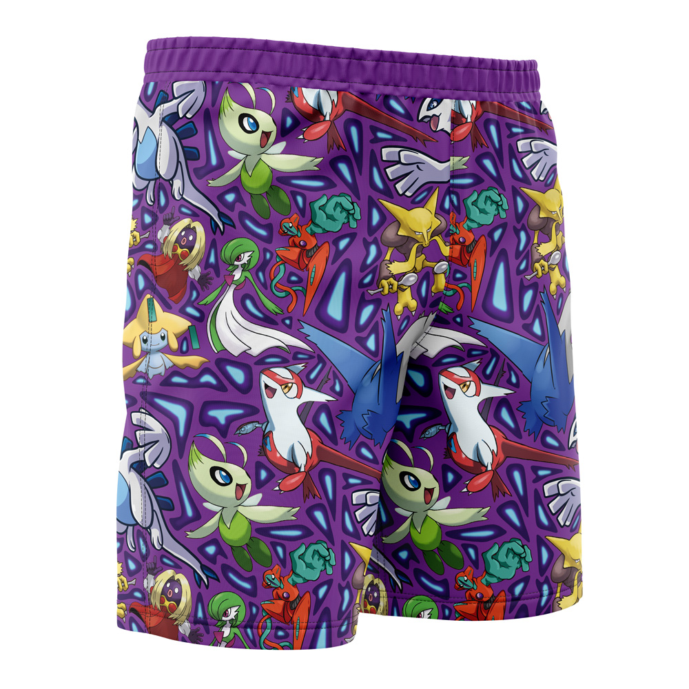 Psychic Type Pokemon Pokemon Board Shorts Swim Trunks