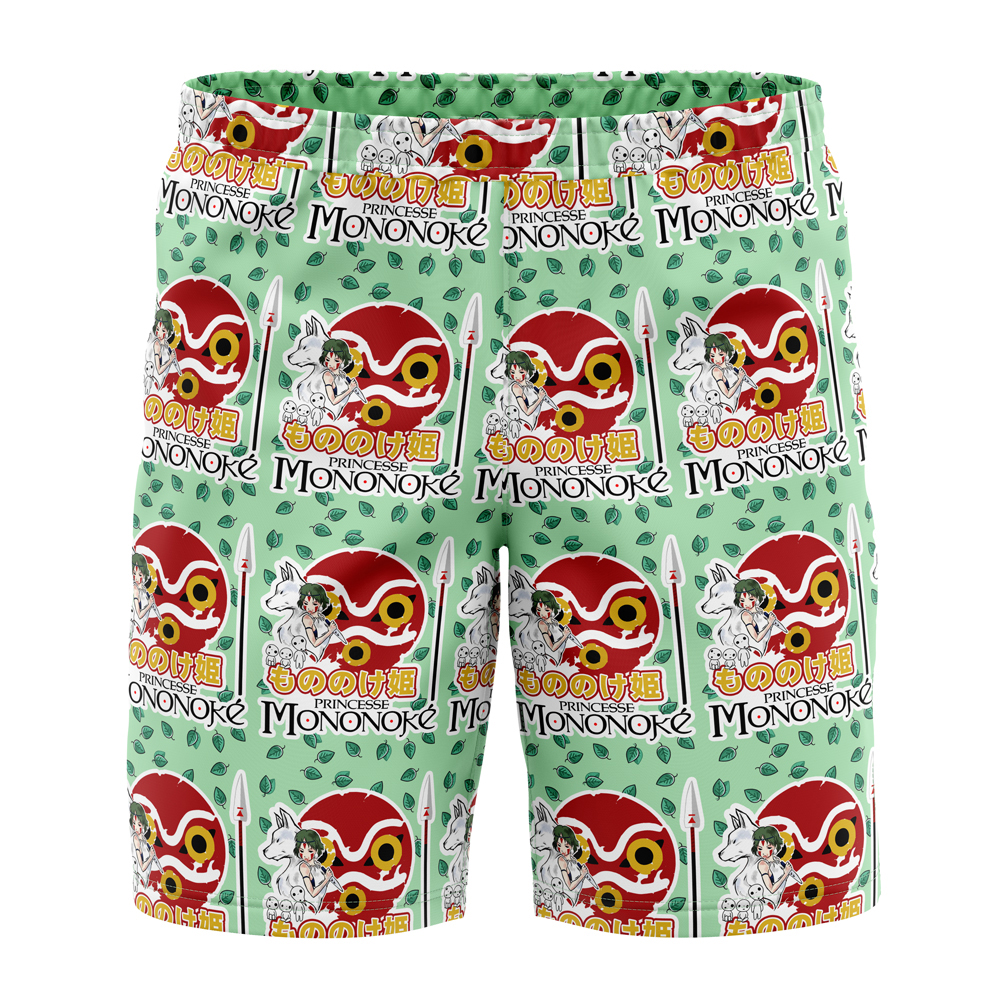 Raging Princess Mononoke Studio Ghibli Board Shorts Swim Trunks