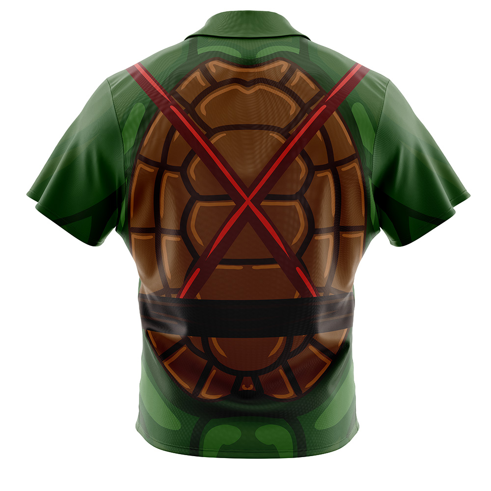 Raphael Teenage Mutant Ninja Turtles Button Up Hawaiian Shirt