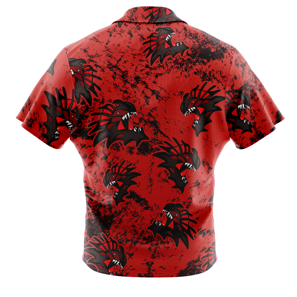Reaper Pattern ARK Survival Button Up Hawaiian Shirt