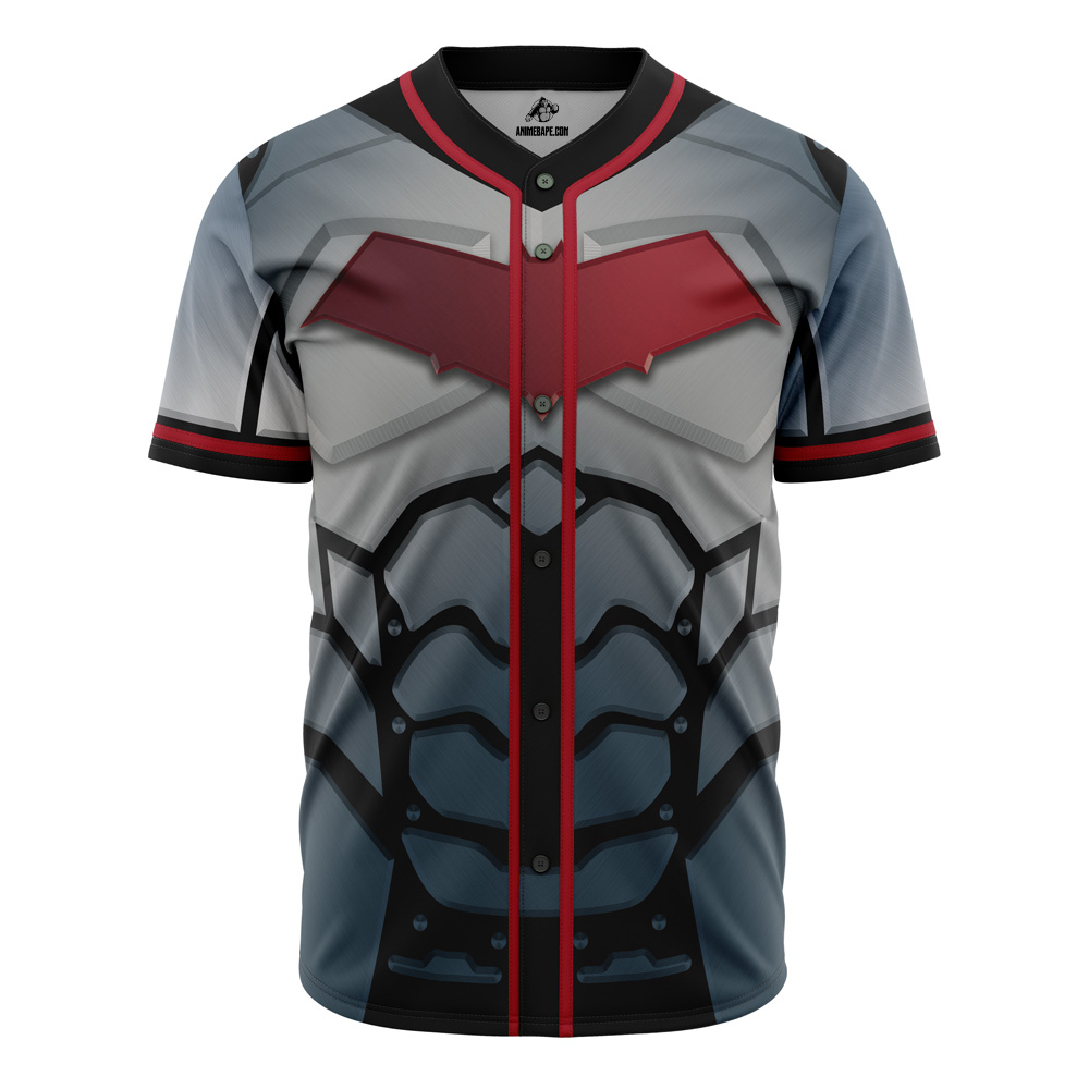 Red Hood Cosplay DC Comics Baseball Jersey