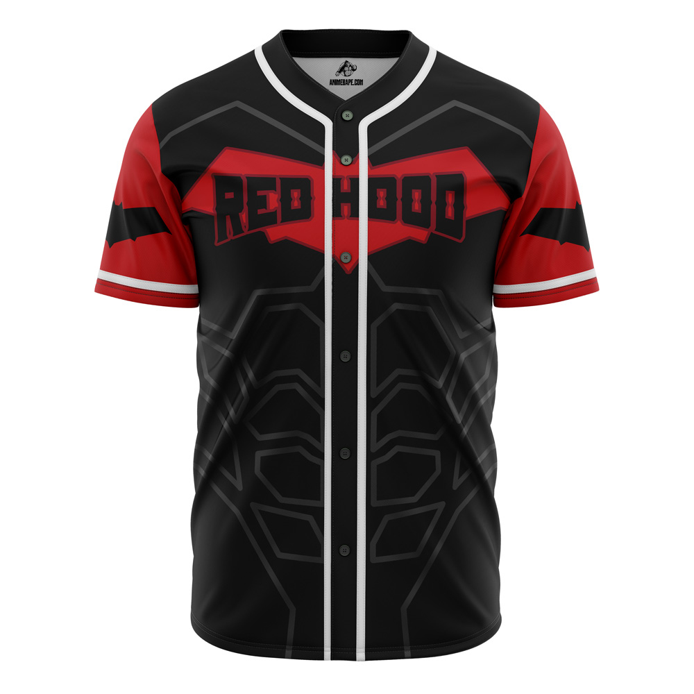 Red Hood DC Comics Baseball Jersey